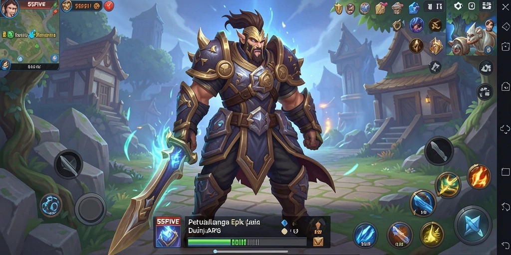 Tampilan gameplay seru dengan pertempuran ARPG yang intens.