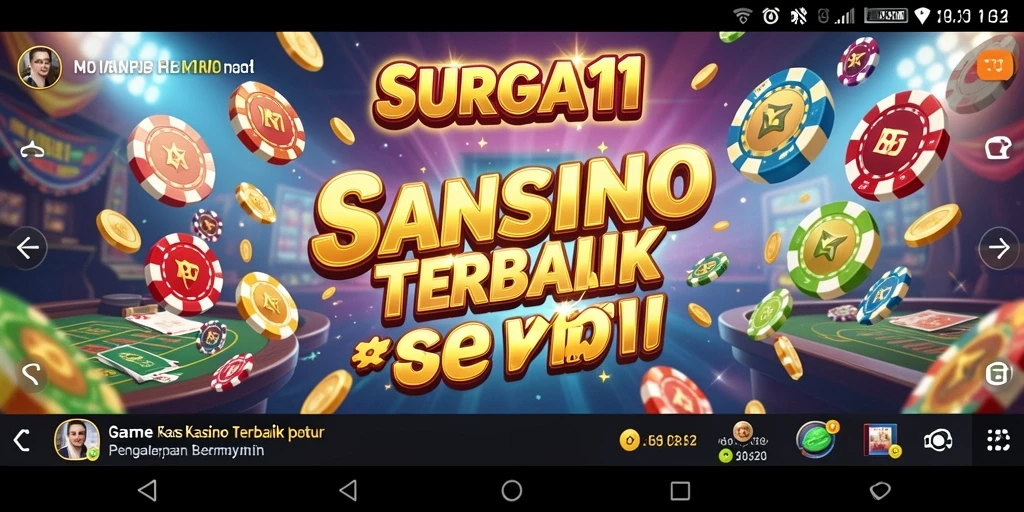 Tampilan menarik dari gameplay SURGA11 yang seru dan menghibur.