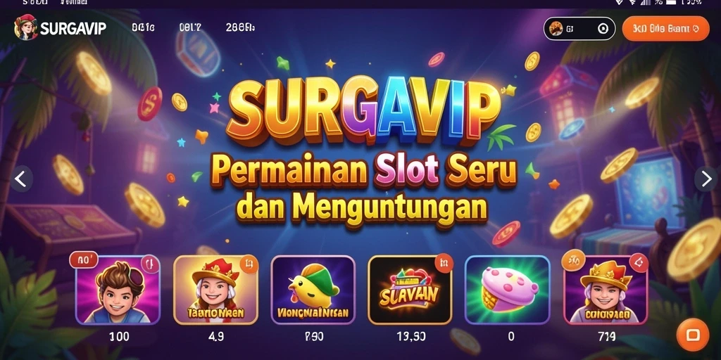 Tangkapan layar dari gameplay seru SURGAVIP yang memukau.
