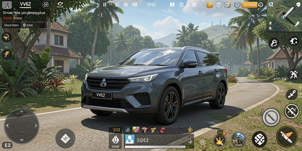 Tangkapan layar gameplay <strong>VV62</strong> yang menampilkan interaksi karakter dalam simulasi.